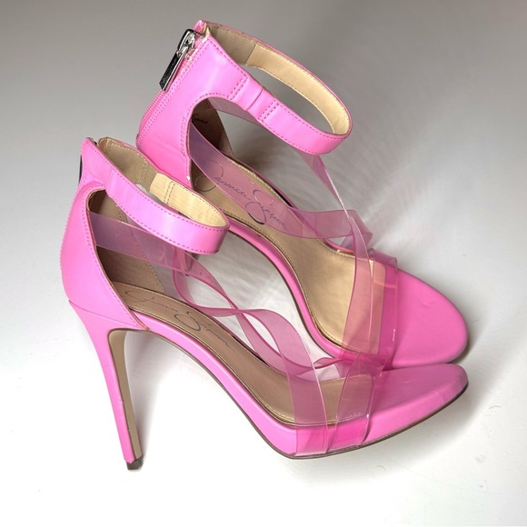 Jessica Simpson Women’s Dalechi Sandals Ankle Strap Stiletto Heel Shoes Size-7.5 - Picture 3 of 8